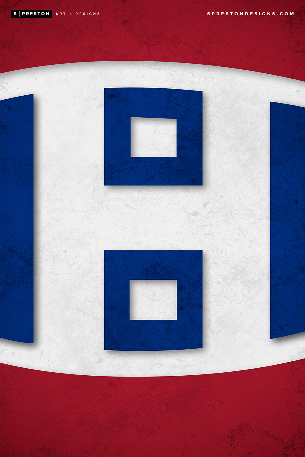 Minimalist Logo - Montreal Canadiens Poster Print Montreal Canadiens - S Preston