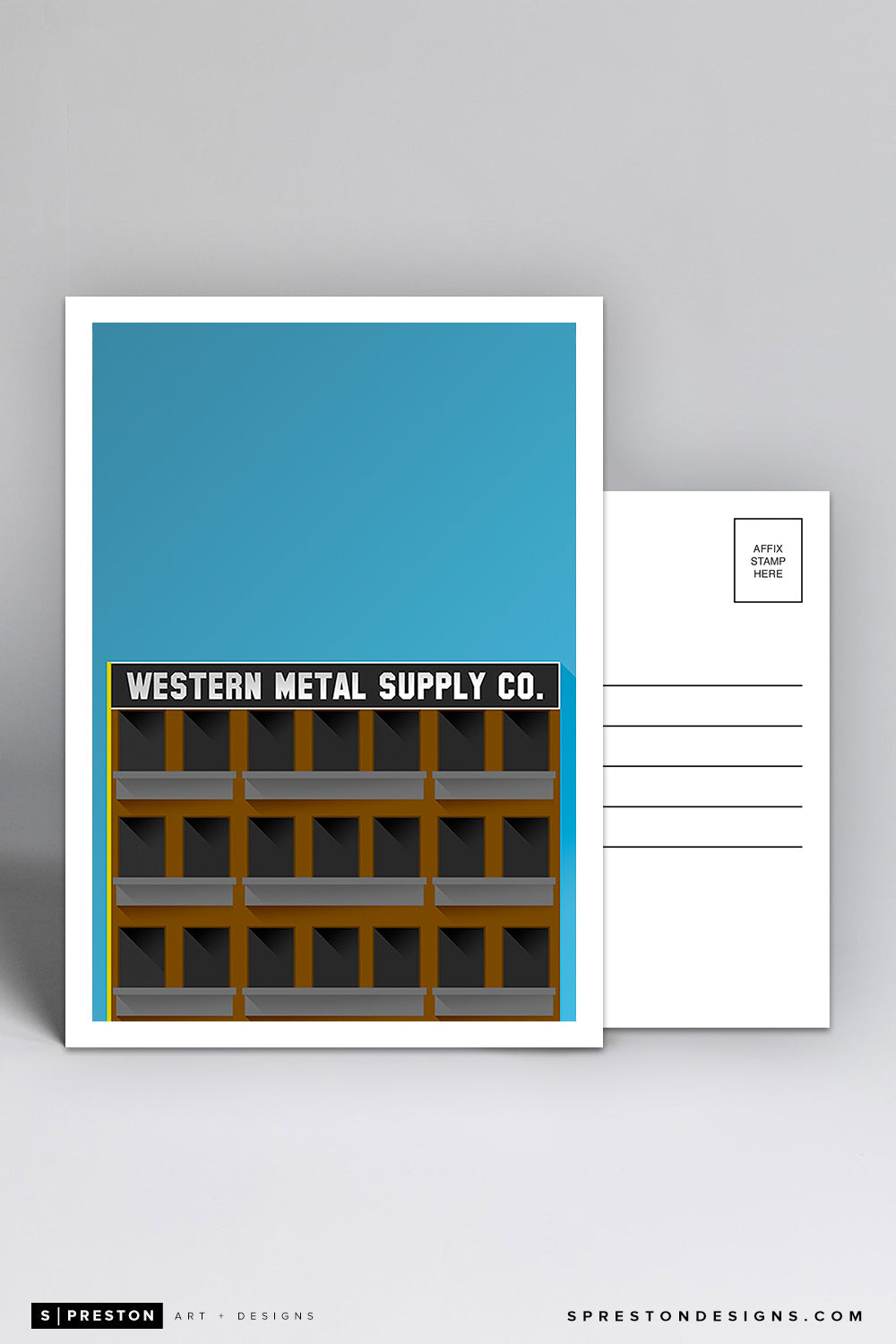 Minimalist Petco Park Postcard San Diego Padres - S. Preston