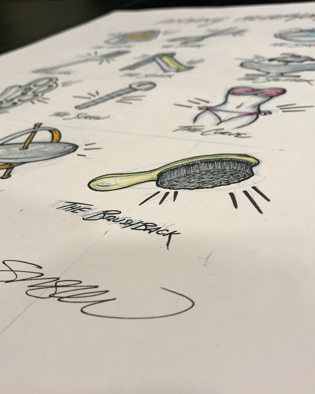 Pitching Metaphors Sketch - Original Sketch