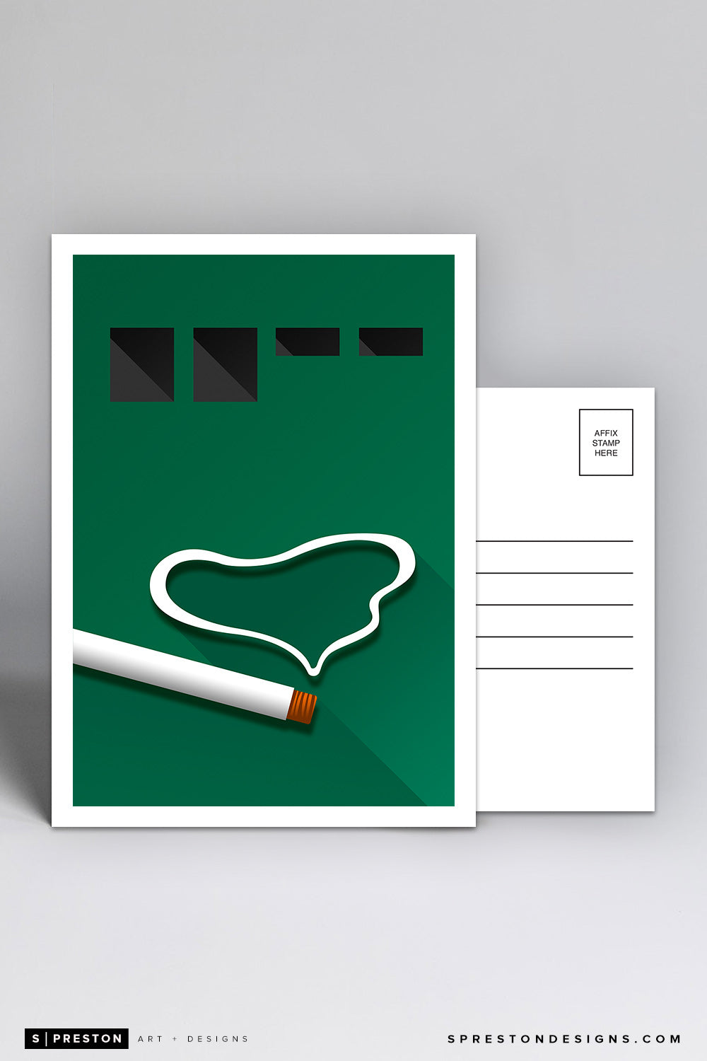 Minimalist Polo Ground Postcard New York Mets - S. Preston