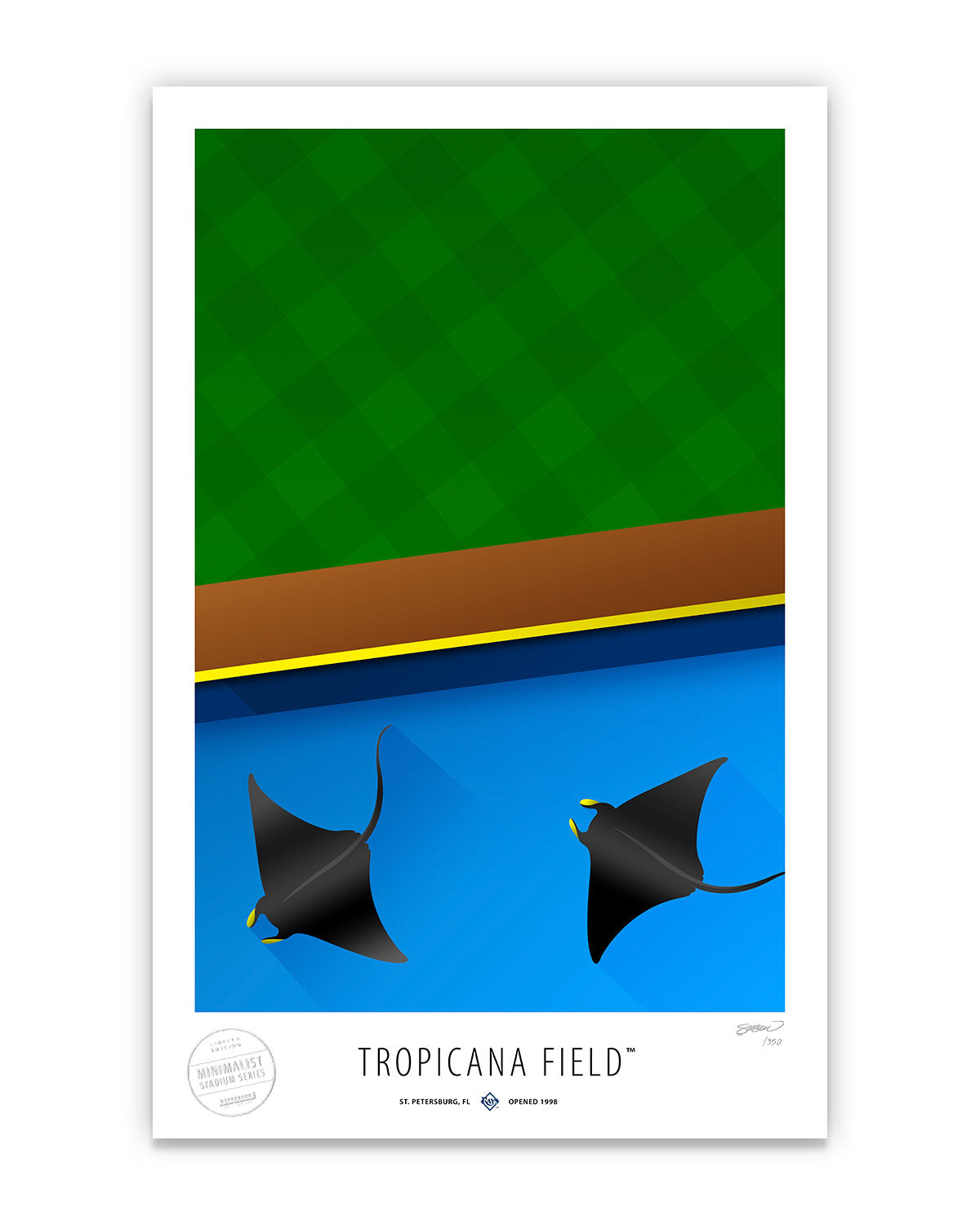 Minimalist Tropicana Field