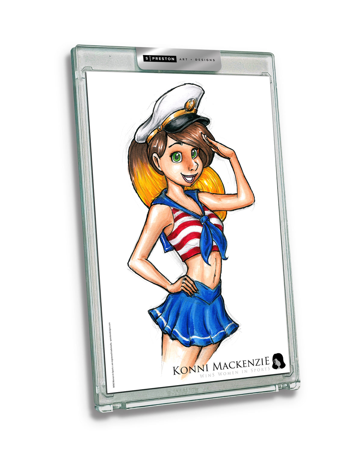 WinS® Konni Mackenzie Sailor Girl Limited Edition Art Card Slab