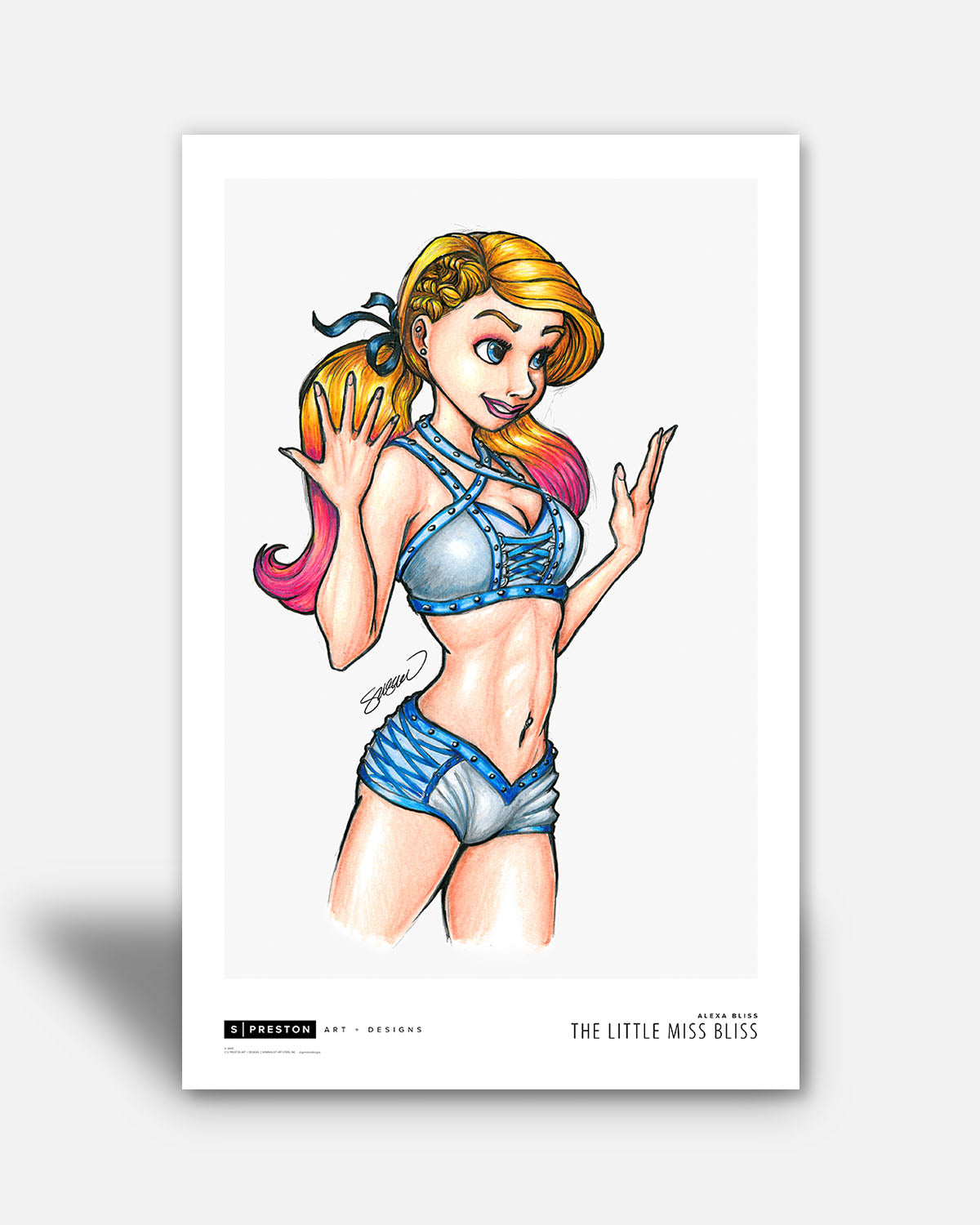 The Little Miss Bliss - Alexa Bliss - Poster Print